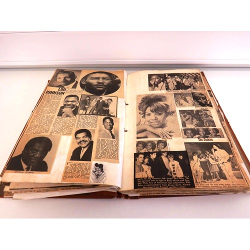 44 - SCRAPBOOK OF OLD POP GROUPS, SINGERS AND ROCK AND ROLL