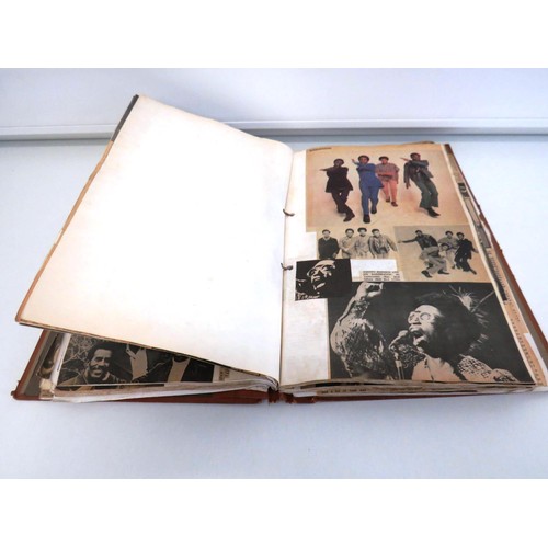 44 - SCRAPBOOK OF OLD POP GROUPS, SINGERS AND ROCK AND ROLL