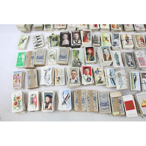 548 - Assorted Vintage / Antique Loose Cigarette Cards Players Wills Smiths Job Lot