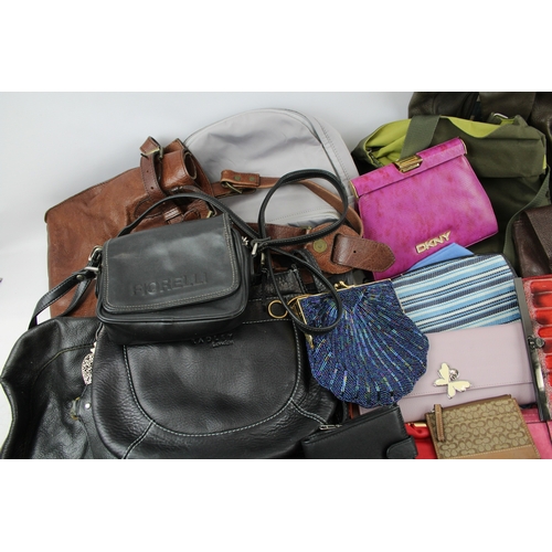 556 - Job Lot Assorted Women's Fashion Handbags & Purses Inc Radley