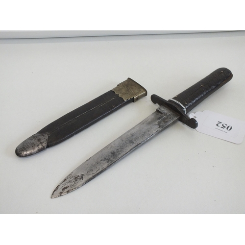 52 - Victorian sheffield bowie knife