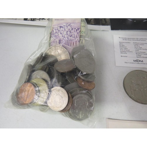3 - Job lot of coins including proof sets.