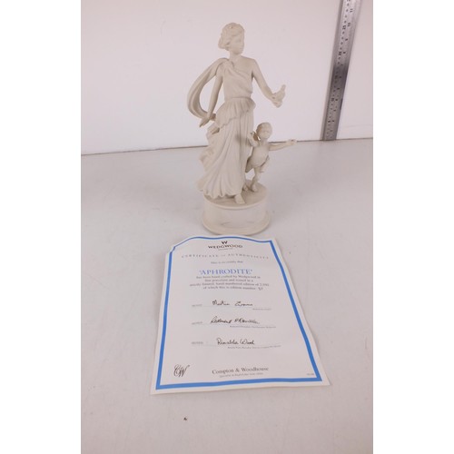 20 - Wedgwood's The Classical Muses collection figure, Aphrodite, comes with a certificate and is in very... 