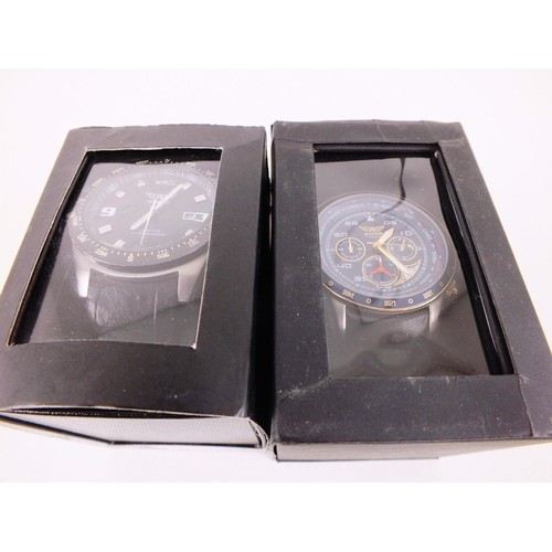 38 - Two Mens Aviator Watches, boxed as new.