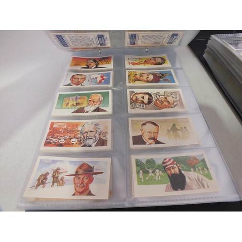 117 - Two albums of trade cards - 32 complete sets.