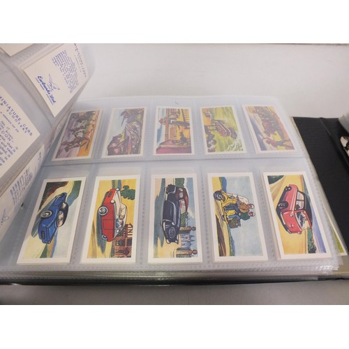 118 - Four albums of trade cards - seventy three complete sets.