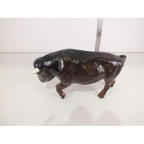 115 - Large vintage ceramic Buffalo No. 3930.