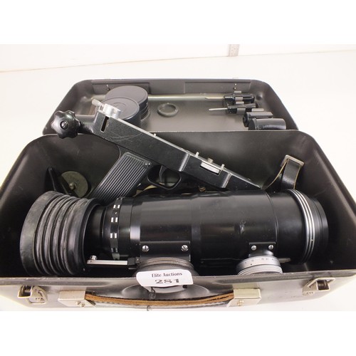 281 - Soviet Photsniper FS12 Telephoto Lens kit in fitted carrycase.