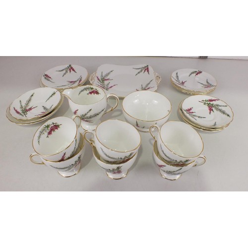 310 - Heathcote bone china tea set.