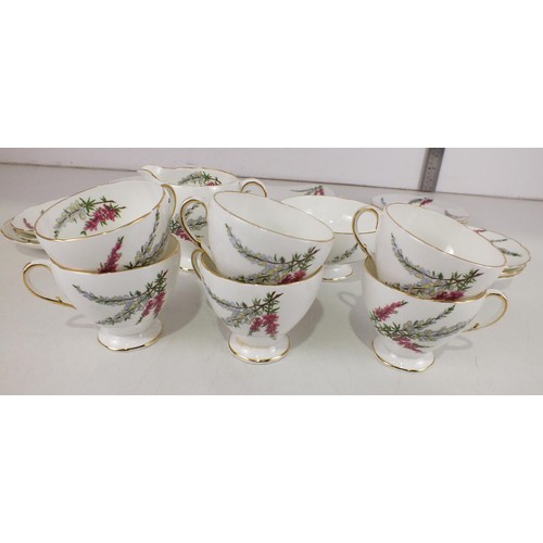 310 - Heathcote bone china tea set.