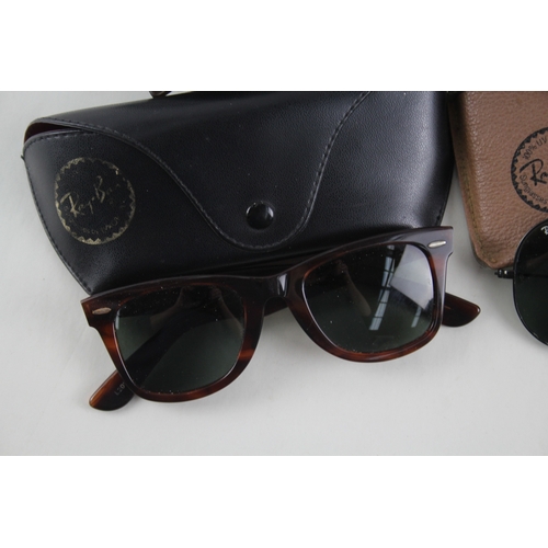 457 - Four pairs of Ray Ban Designer Sunglasses