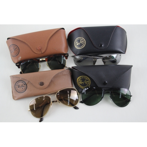 461 - Four pairs of Ray Ban sunglasses