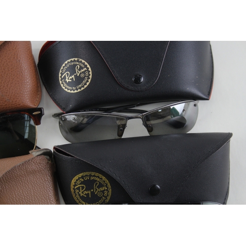 461 - Four pairs of Ray Ban sunglasses