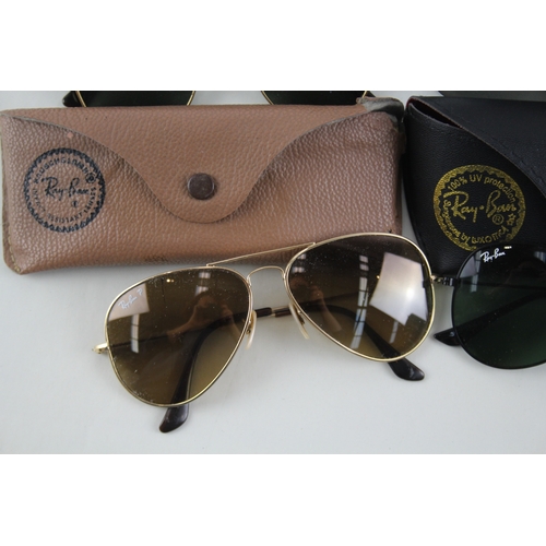 461 - Four pairs of Ray Ban sunglasses