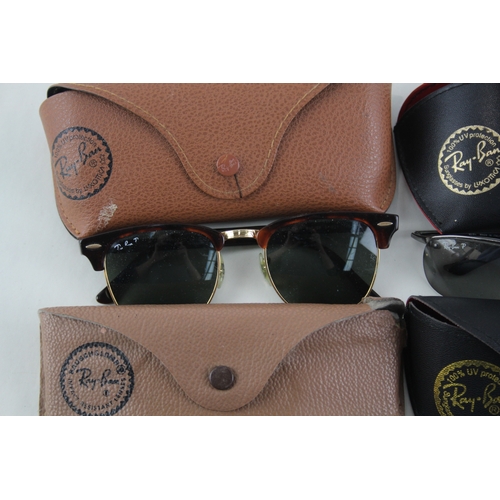 461 - Four pairs of Ray Ban sunglasses