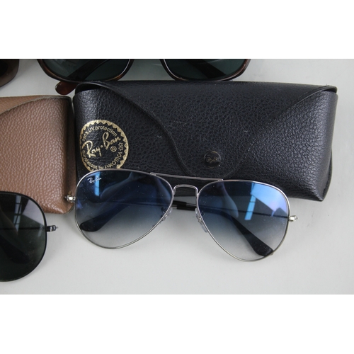 466 - Four pairs of Ray Ban Designer Sunglasses.