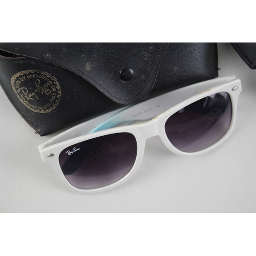 467 - Four pairs of Ray Ban Sunglasses with cases.