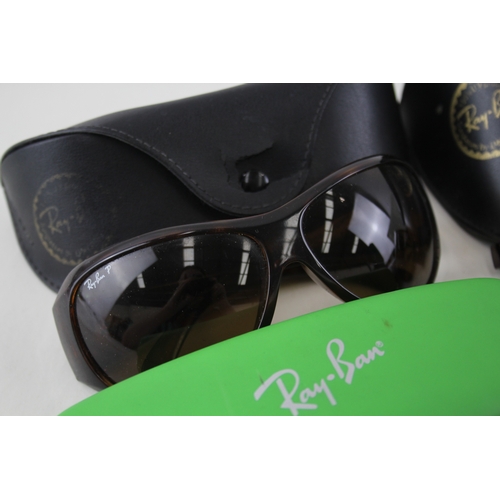 540 - Collection of Designer Rayban Sunglasses Inc Cases x 5