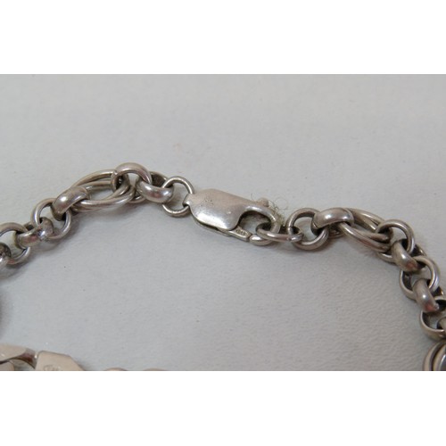 16 - Three 925 Silver bracelets.
Weight 49g