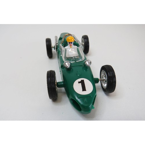 65 - 1960's Plastic Friction Ferrari toy racing car in original box.