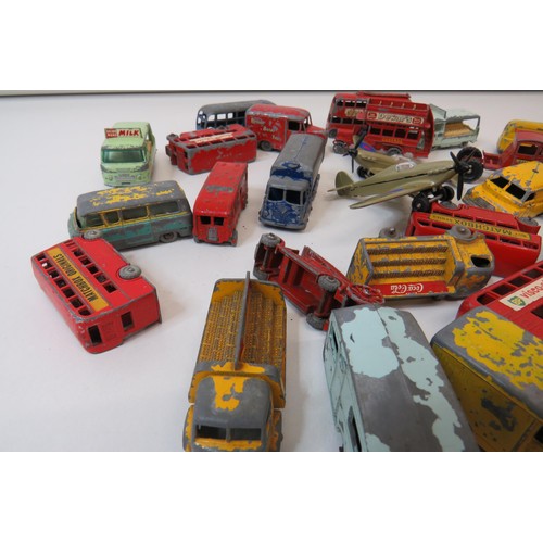 76 - Job lot of playworn diecast Matchbox Lesney and Corgi Chitty Bang Bang etc.