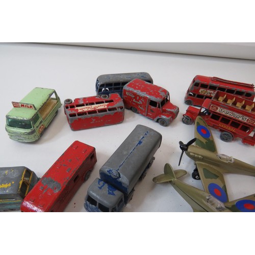 76 - Job lot of playworn diecast Matchbox Lesney and Corgi Chitty Bang Bang etc.