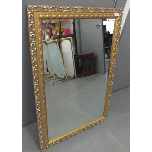 314 - Large gilt framed mirror.