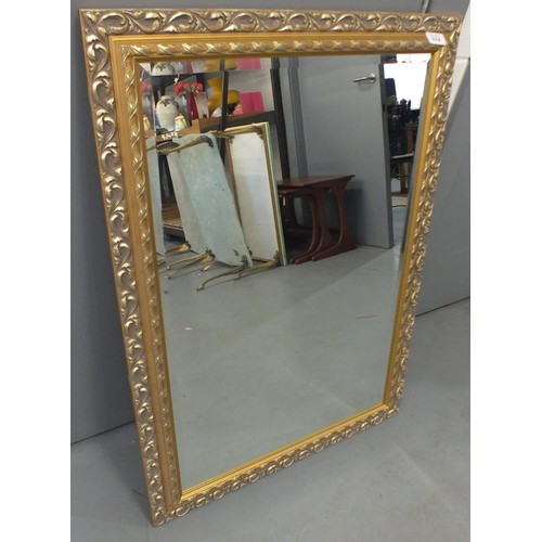 314 - Large gilt framed mirror.