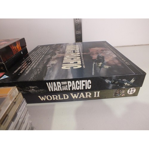 315 - Collection of DVDs and CDs including war related.