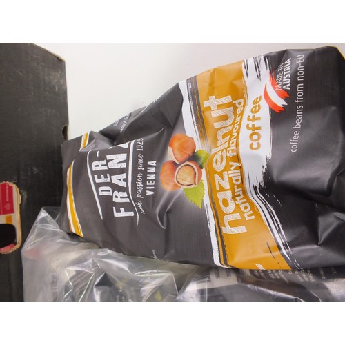 332 - Job lot of quality coffee including nine packs of Lavazza ground 250g, eleven boxes of Lavazzo Lungo... 