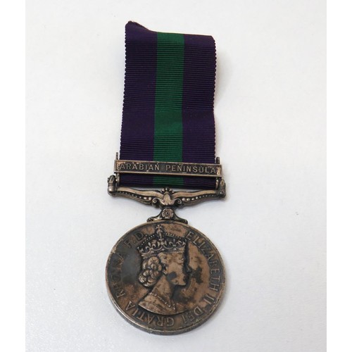 43 - British General Service Palestine Medal 1945-1948 awarded to 4243030 S.A.C.J Jarvis R.A.F