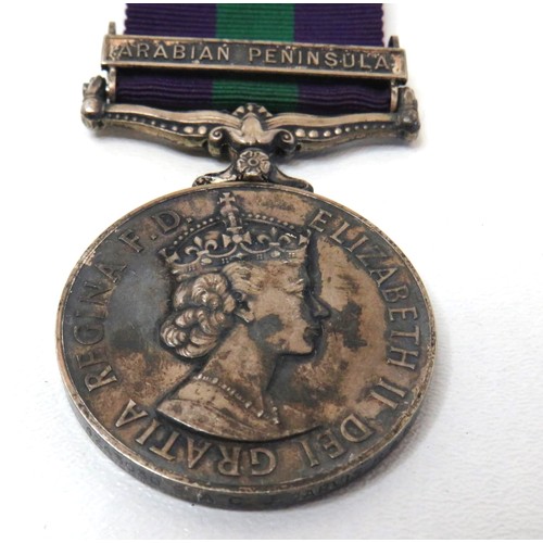 43 - British General Service Palestine Medal 1945-1948 awarded to 4243030 S.A.C.J Jarvis R.A.F