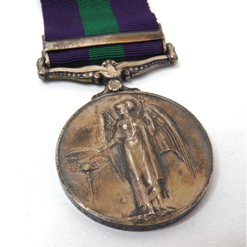 43 - British General Service Palestine Medal 1945-1948 awarded to 4243030 S.A.C.J Jarvis R.A.F