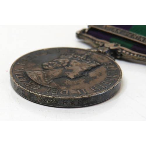 43 - British General Service Palestine Medal 1945-1948 awarded to 4243030 S.A.C.J Jarvis R.A.F