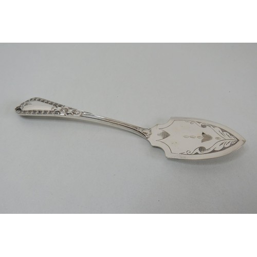 378 - Silver sifter spoon (no hallmark), silver plated and electro plated spoon