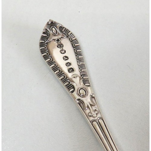 378 - Silver sifter spoon (no hallmark), silver plated and electro plated spoon