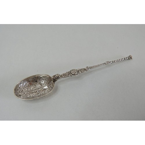 379 - Vintage Sterling Silver anointing spoon, Birmingham hallmarks 1936-37 - 16.4g