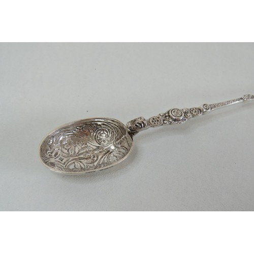 379 - Vintage Sterling Silver anointing spoon, Birmingham hallmarks 1936-37 - 16.4g