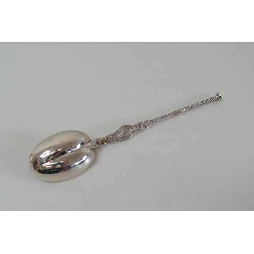 379 - Vintage Sterling Silver anointing spoon, Birmingham hallmarks 1936-37 - 16.4g