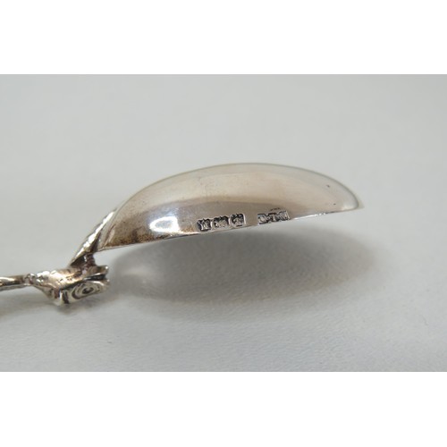 379 - Vintage Sterling Silver anointing spoon, Birmingham hallmarks 1936-37 - 16.4g