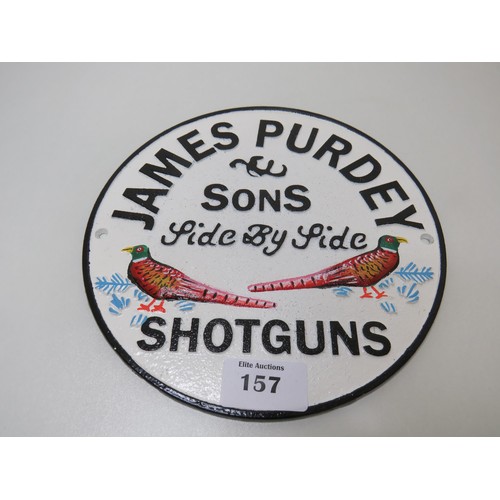 157 - Cast James Purdy sign 'Shotguns'.