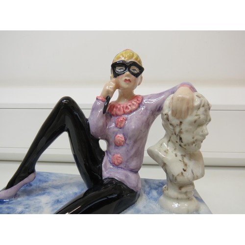 165 - Carlton Ware figure 'Masquerade show special'.