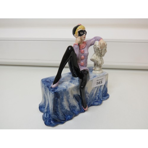 165 - Carlton Ware figure 'Masquerade show special'.