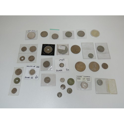 140 - Job lot of coins including silver.