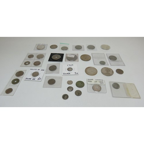 140 - Job lot of coins including silver.