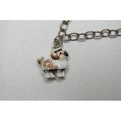 239 - Swarovski dog bracelet.