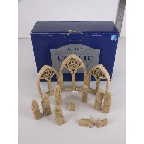 218 - Rare Celtic nativity scene