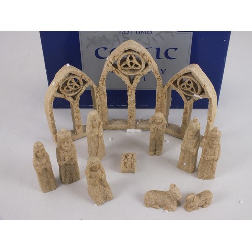 218 - Rare Celtic nativity scene