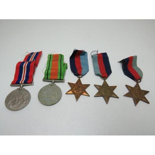 445 - Five WWII medals including 1939-45 star