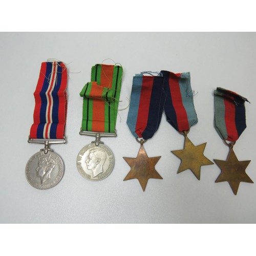 445 - Five WWII medals including 1939-45 star